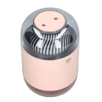 1000ml Air Humidifier Double Spray with Night Light USB Charging Mist Vaporizer for Home Pink