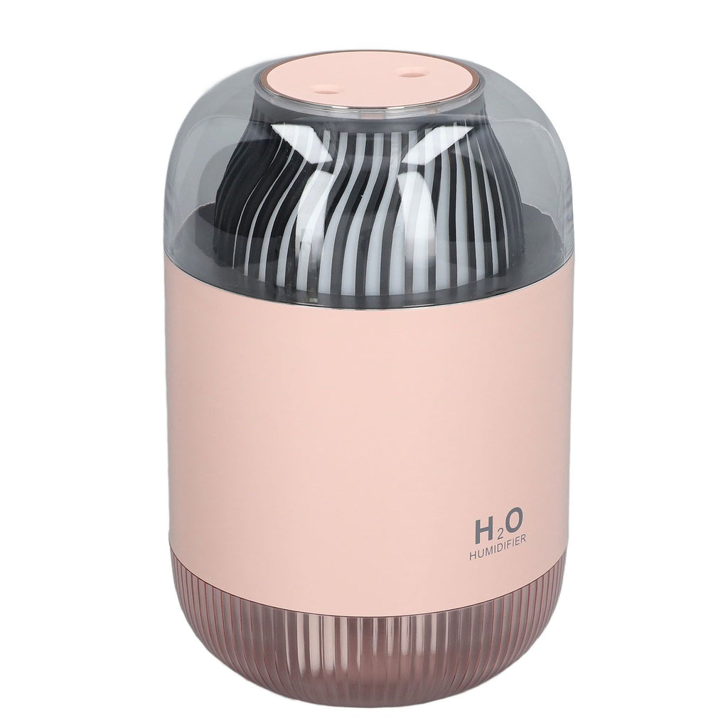 1000ml Air Humidifier Double Spray with Night Light USB Charging Mist Vaporizer for Home Pink