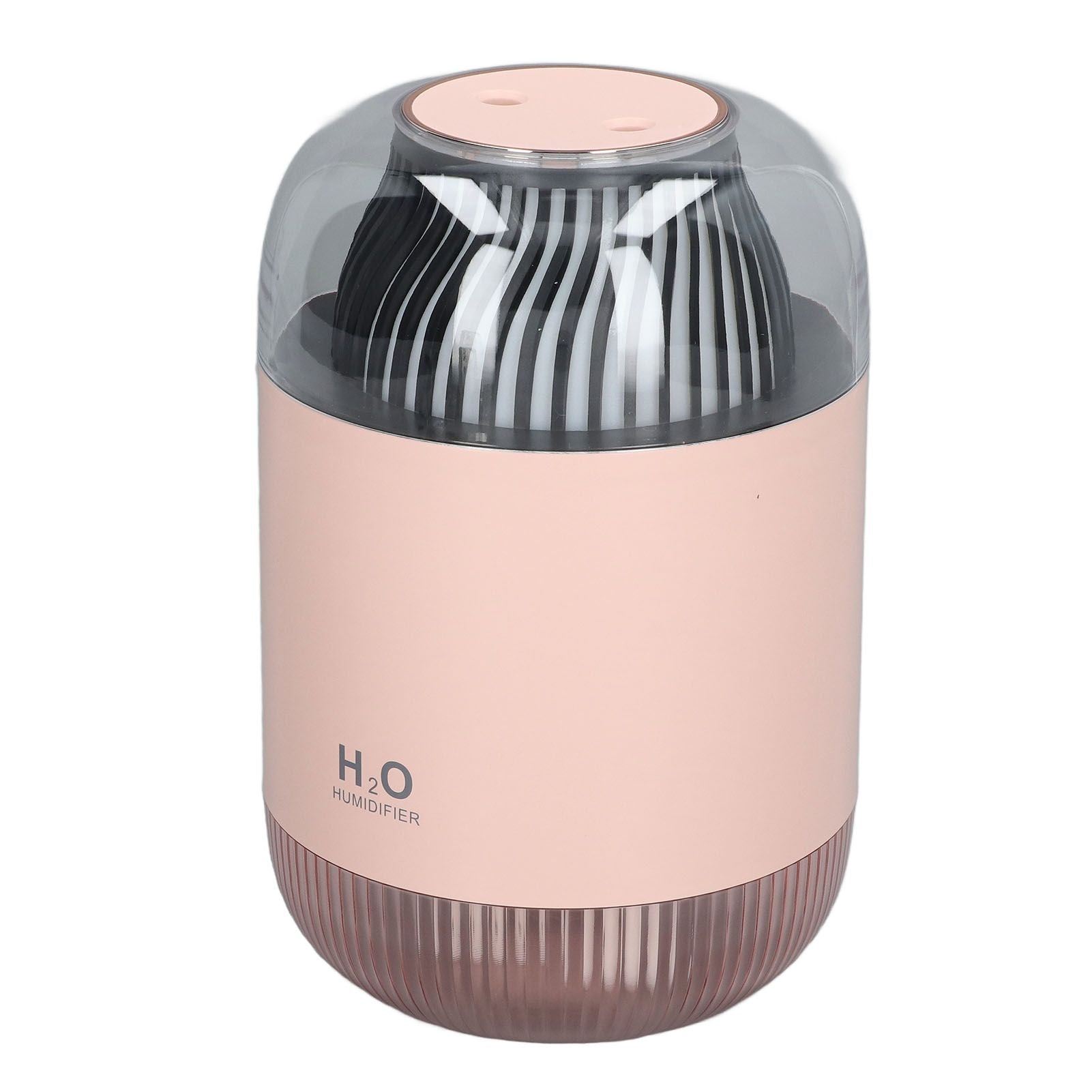 1000ml Air Humidifier Double Spray with Night Light USB Charging Mist Vaporizer for Home Pink
