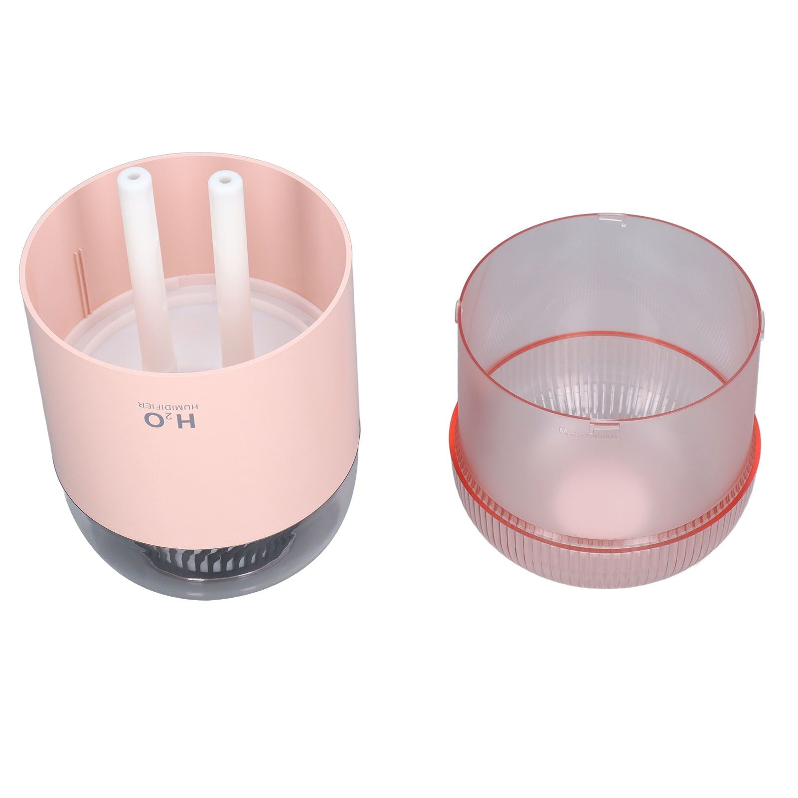 1000ml Air Humidifier Double Spray with Night Light USB Charging Mist Vaporizer for Home Pink