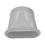 Air Conditioner Hose Connector Universal Flat Mouth ABS 5.9in Caliber Air Conditioning Tube Adapter for Repair