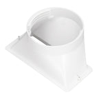 Portable AC Hose Coupler Universal Clockwise Counterclockwise Thread 5in Diameter Rectangular Interface 130mm Hose Adapter