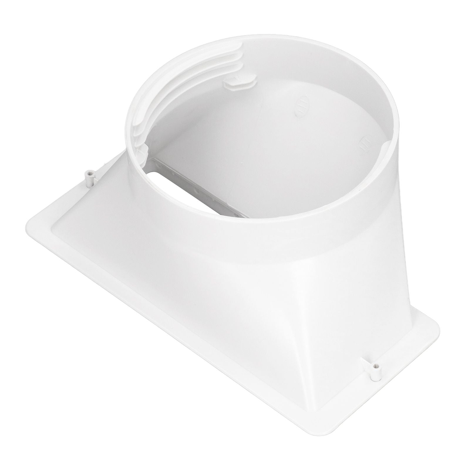 Portable AC Hose Coupler Universal Clockwise Counterclockwise Thread 5in Diameter Rectangular Interface 130mm Hose Adapter