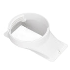 Portable AC Hose Coupler Universal Clockwise Counterclockwise Thread 5in Diameter Rectangular Interface 130mm Hose Adapter