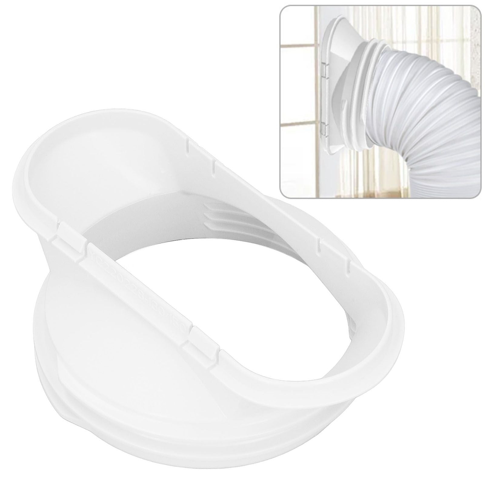Air Conditioner Window Adapter Flat Mouth Exhaust Hose Connector Tube Connector for 5.9in 5in Pipe Mobile Air Conditioning Accessories