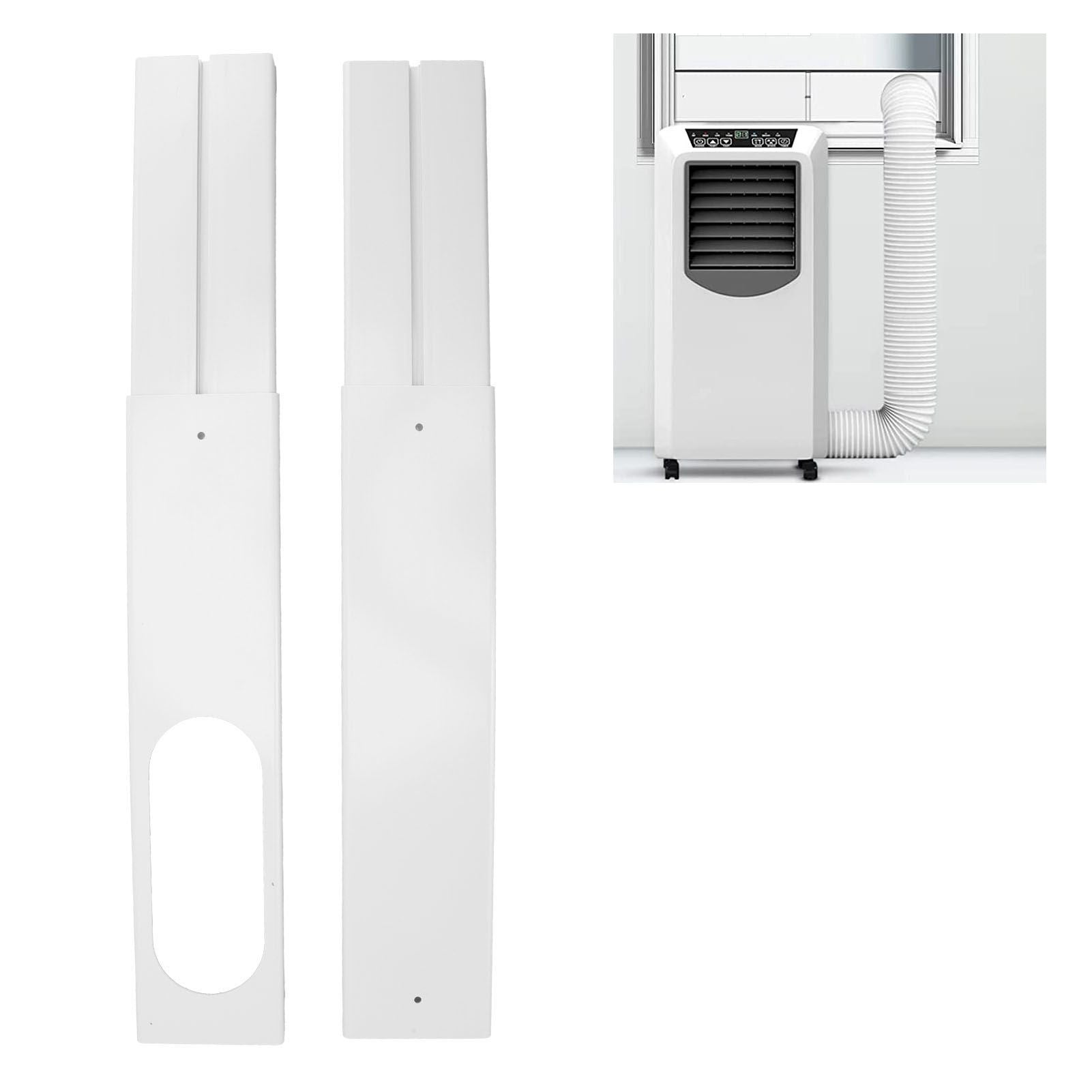 4pcs Portable Air Conditioner Window Kit 16.9 to 55in Adjustable Window Sealing Panels for Home Office
