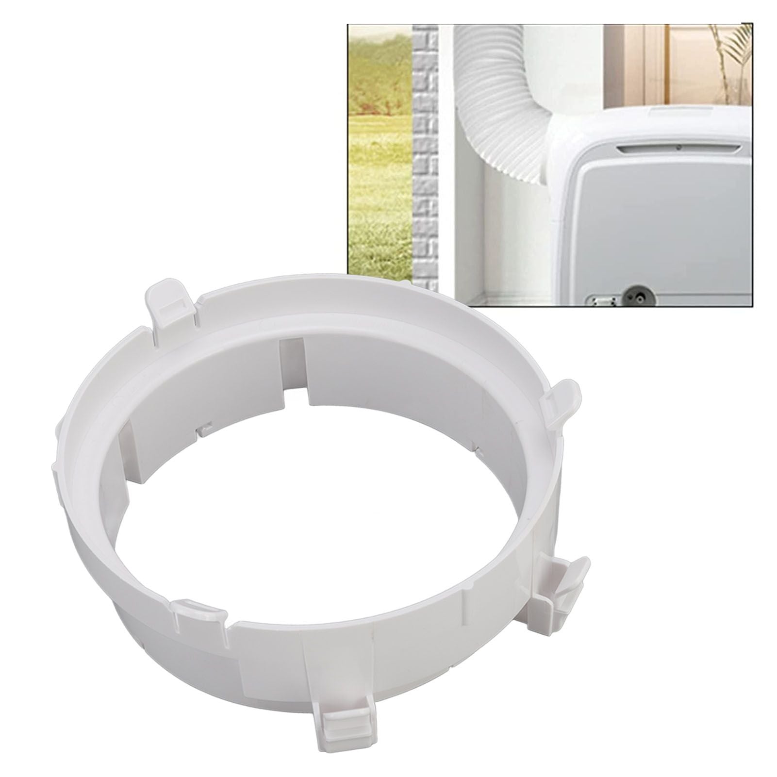 Air Conditioner Exhaust Hose Connector ABS 19cm Diameter Household Portable Coupler for Midea KY25 KY35 1P 1.5P