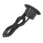 Embedded Charging Round Port QC3.0 Fast Charging Phone Desktop Charger Station for Home 12‑30V 30W Black