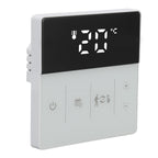 WIFI Thermostat Digital Touch Screen Phone APP Voice Control Smart Thermostat for Home Hotel 90 to 240V Black White