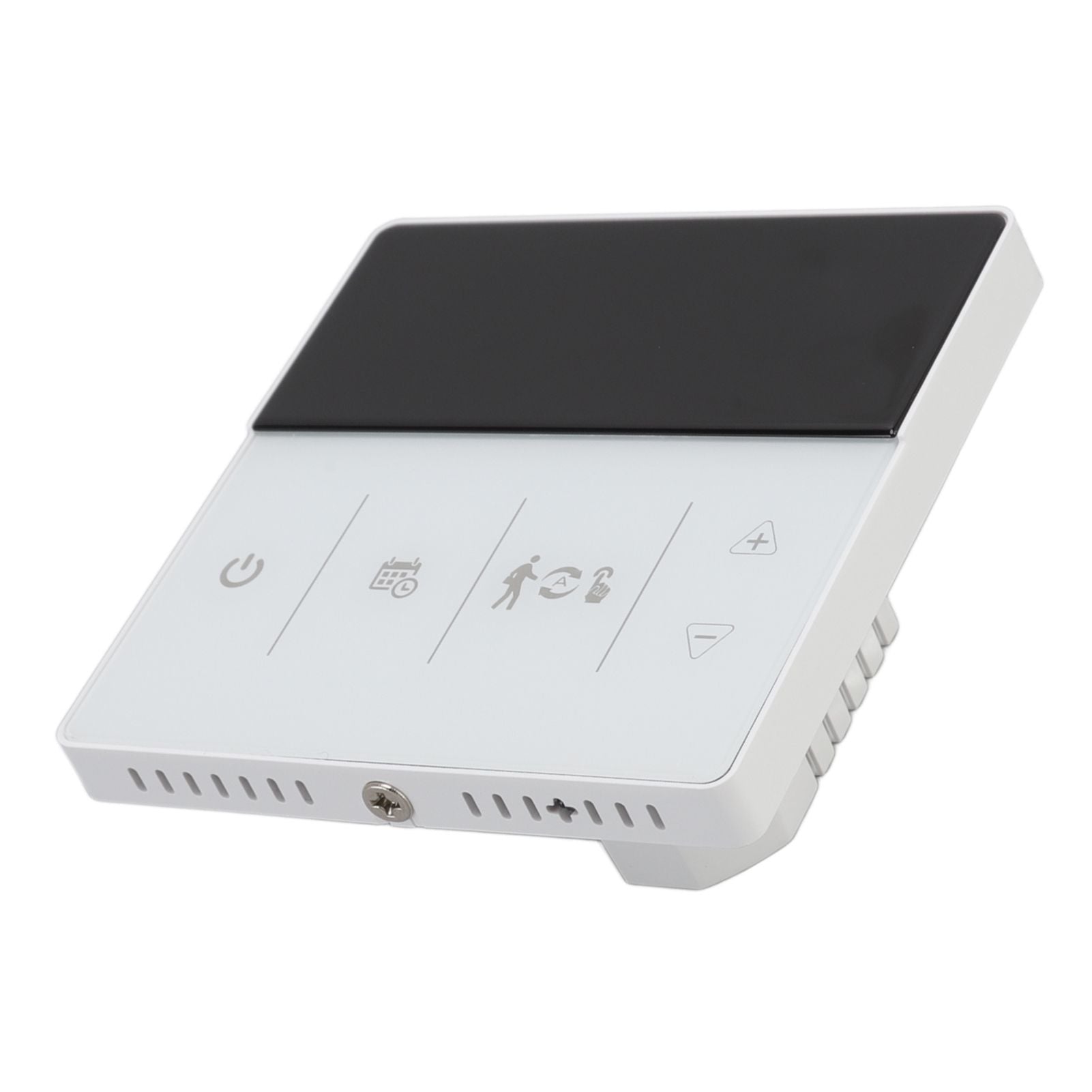 WIFI Thermostat Digital Touch Screen Phone APP Voice Control Smart Thermostat for Home Hotel 90 to 240V Black White