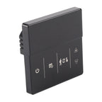 Smart Thermostat with Touch Screen App Voice Control Wifi Temperature Controller for Home 90‑240V Black