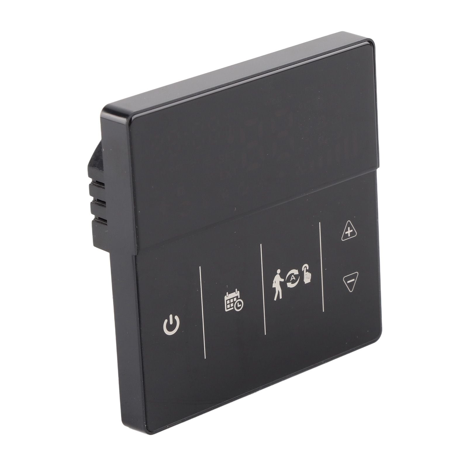Smart Thermostat with Touch Screen App Voice Control Wifi Temperature Controller for Home 90‑240V Black