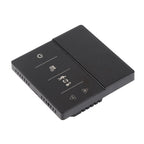 Smart Thermostat with Touch Screen App Voice Control Wifi Temperature Controller for Home 90‑240V Black