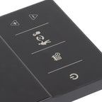 Smart Thermostat with Touch Screen App Voice Control Wifi Temperature Controller for Home 90‑240V Black