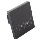 Smart Thermostat with Touch Screen App Voice Control Wifi Temperature Controller for Home 90‑240V Black