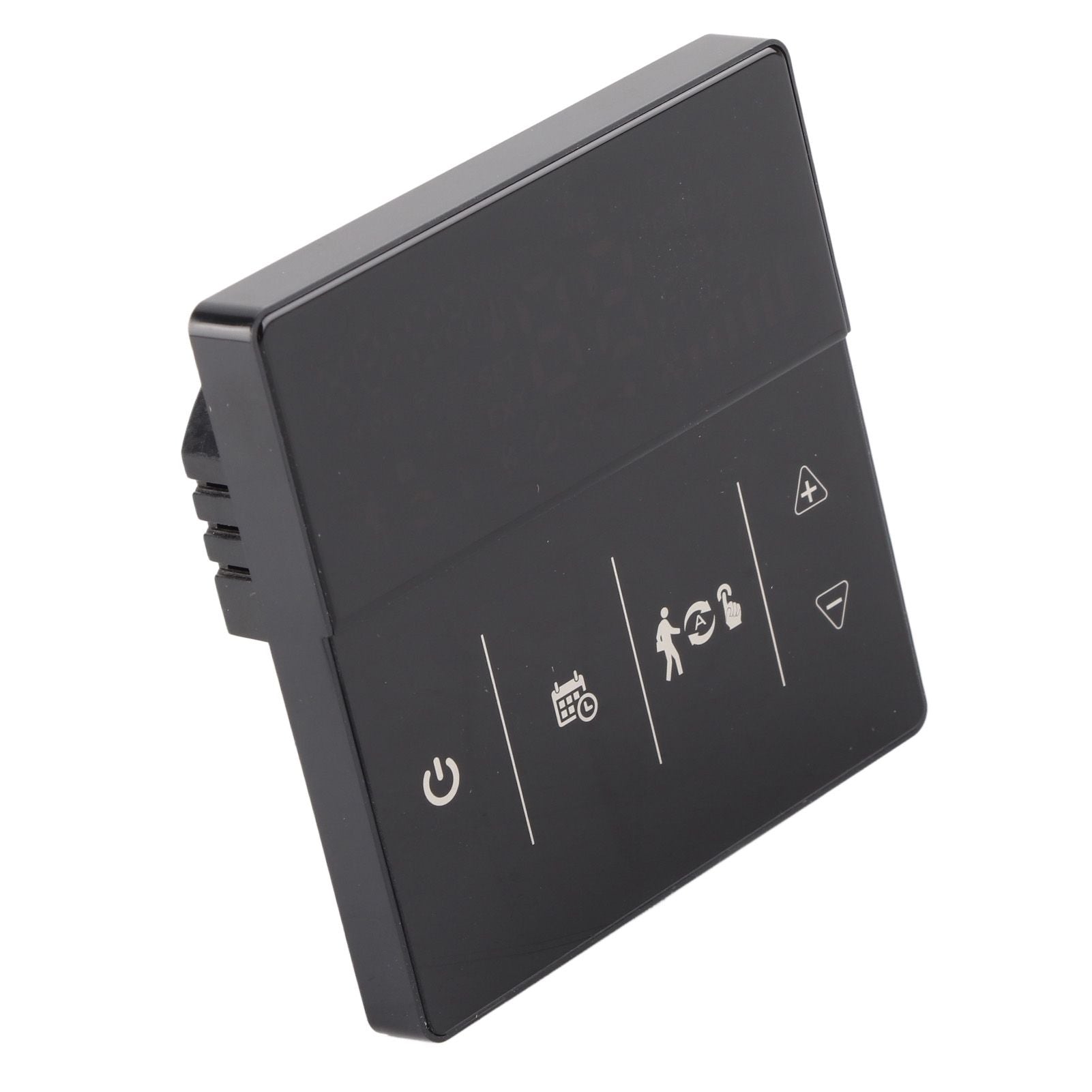 Smart Thermostat with Touch Screen App Voice Control Wifi Temperature Controller for Home 90‑240V Black