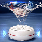 Mini Washing Machine High Power Portable Powerful Cleaning Ultrasonic Turbo Folding Travel Washing Machine Cowhide Box White
