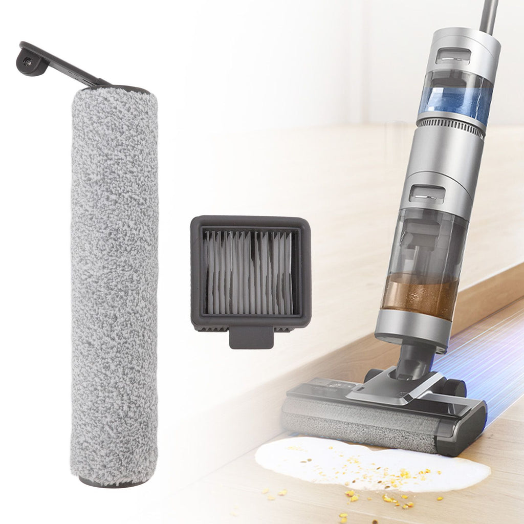 Floor Machine Brush Roller with Filter Replacement Spare Parts for Dreame H12 H12 MAX Vacuum Cleaner