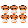 6 Pcs Vacuum Cleaner Filter Replacement for Shark WS620 WS630 XFFWV360 Floor Washing Machine Spare Parts