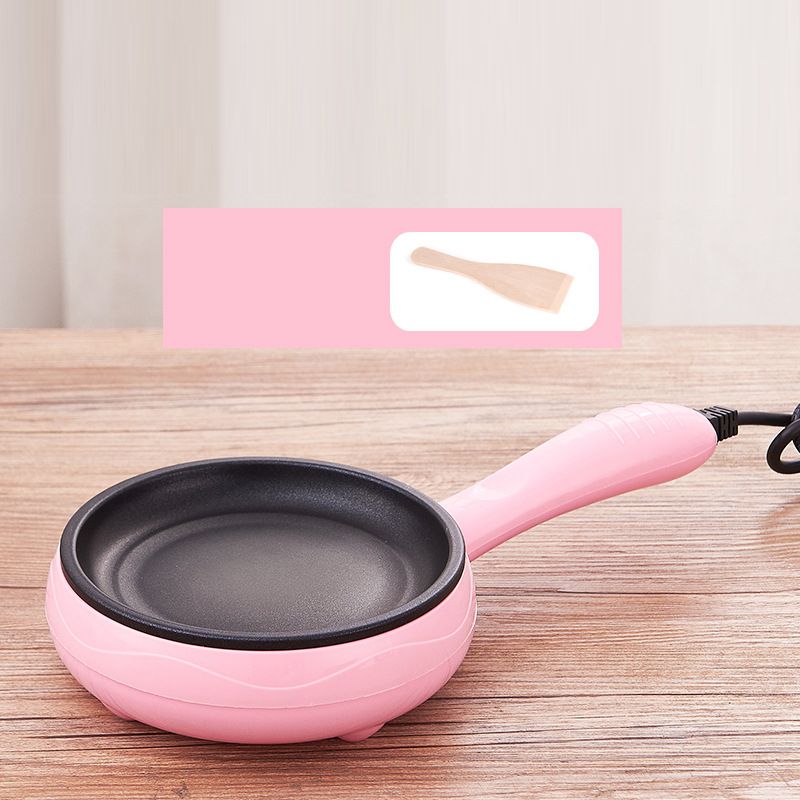 Multifunctional 2 in 1 Egg Cooker Non Stick Egg Frying Pan Egg Boiler Automatic Off Egg Boiler Machine for Home Dormitory Pink