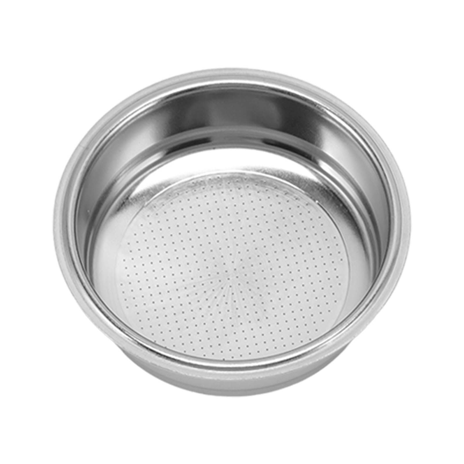51mm Coffee Filter Basket Stainless Steel Single Layer Porous Coffee Filter Bowl Non Pressurized 1 Cup Coffee Filter Basket