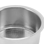51mm Coffee Filter Basket Stainless Steel Non Pressurized with Fine Filter Coffee 2 Cup Filter for Coffee Machine Home