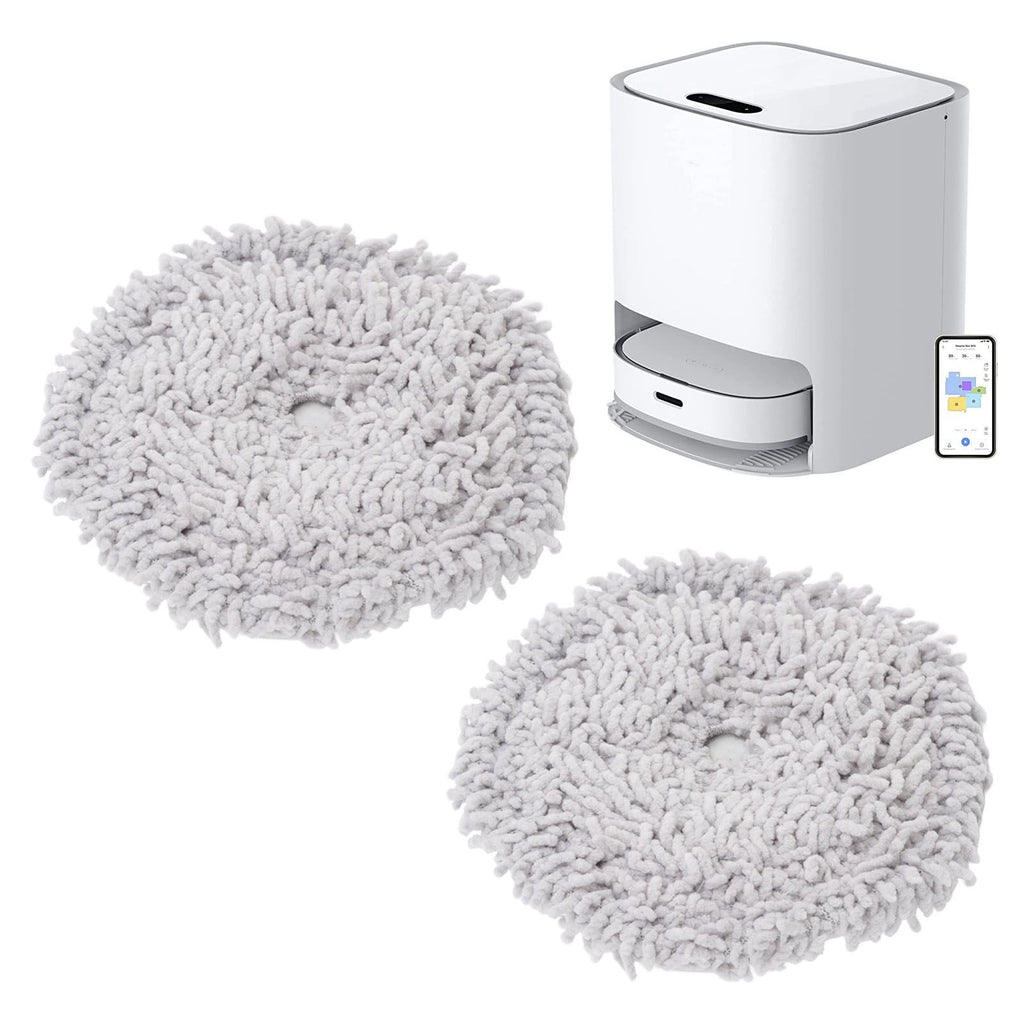 2 PCS Sweeper Cleaning Mop Cloth for Dreame W10 W10 PRO Replacement Mop Pads Bracket