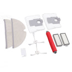 Vacuum Cleaner Main and Side Brush Replacement Set with Filter Cleaning Mop and Dust Bag for Roborock T8