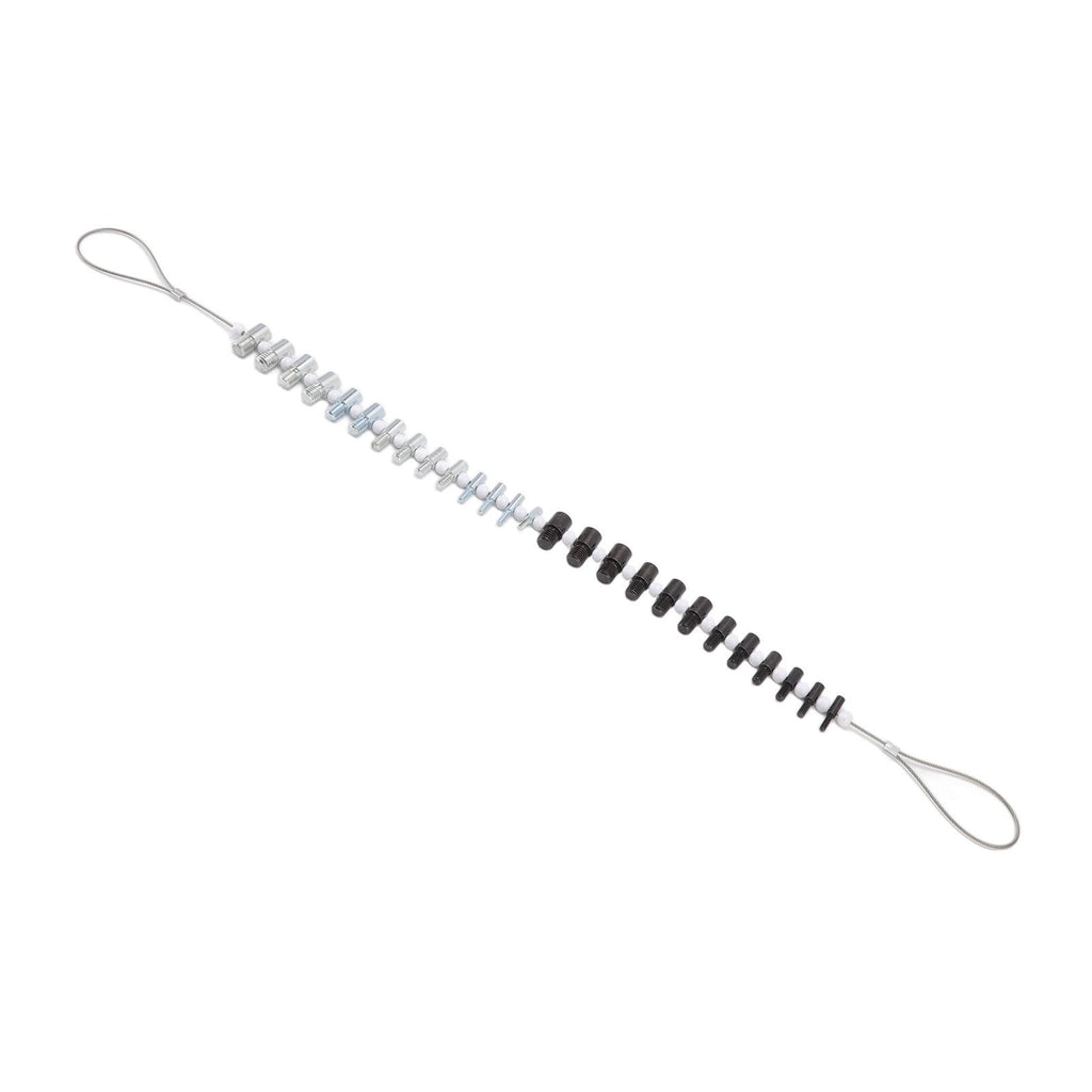 Nuts Screwbolts Thread Checker 26 Male Female Thread Identification Tool with 14 Inch and 12 Metric Gauges