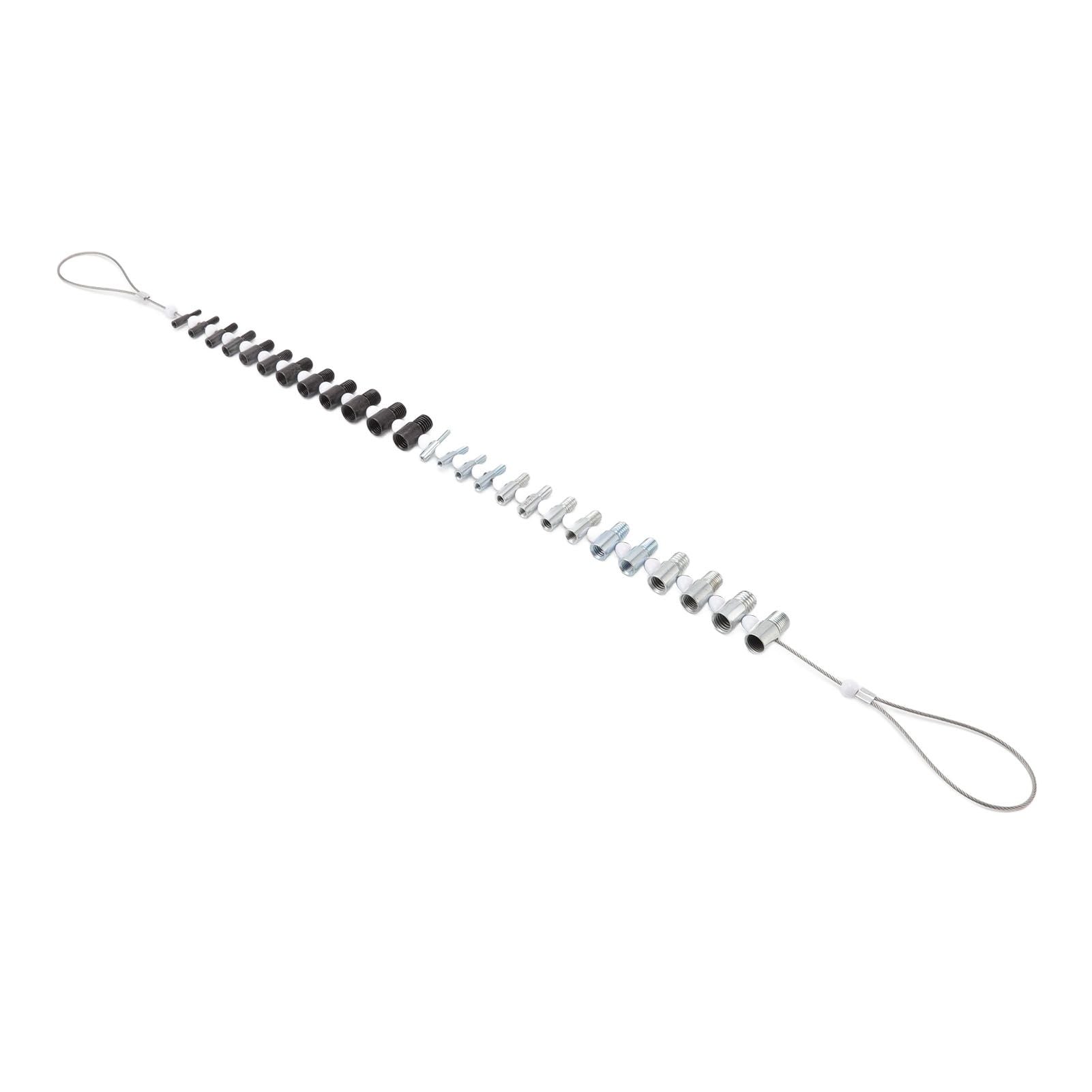 Nuts Screwbolts Thread Checker 26 Male Female Thread Identification Tool with 14 Inch and 12 Metric Gauges