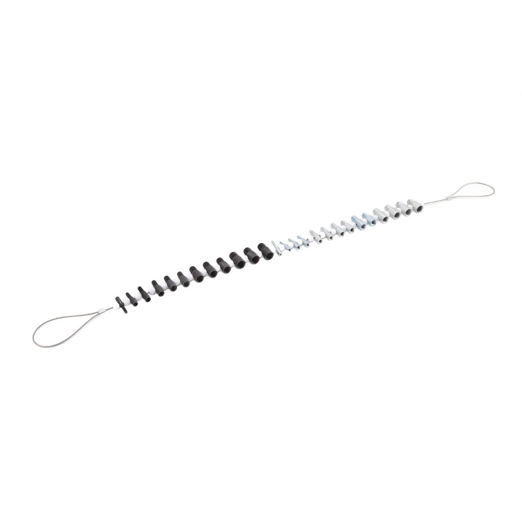 Nuts Screwbolts Thread Checker 26 Male Female Thread Identification Tool with 14 Inch and 12 Metric Gauges