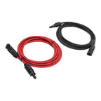 Solar Panel PV Cable Black Red Solar Panel Extension Cable with Male and Female Connectors 3m
