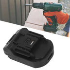 Battery Adapter Converter ABS with USB Interface 18V to 20V Battery Converter Adapter for Electric Tool
