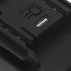 Battery Adapter Converter ABS with USB Interface 18V to 20V Battery Converter Adapter for Electric Tool