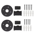 2 Sets Single Bottle Wine Rack Iron Wall Mounted Hanging Wine Display Holder for Bar Home Decoration