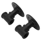 2 Sets Single Bottle Wine Rack Iron Wall Mounted Hanging Wine Display Holder for Bar Home Decoration