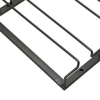 Iron Art Upside Down Wine Glass Holder European Style Hanging Wine Glass Rack Under Cabinet Black