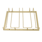 Iron Art Upside Down Wine Glass Holder European Style Hanging Wine Glass Rack Under Cabinet Gold