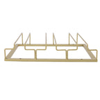 Iron Art Upside Down Wine Glass Holder European Style Hanging Wine Glass Rack Under Cabinet Gold