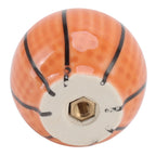 3 Set Basketball Cabinet Kitchen Home Knobs Ball Type Single Hole Drawer Ceramic Handle