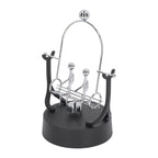 Perpetual Motion Machine Couples Swing Shape Iron Art Electroplating Perpetual Motion Model for Office Desk