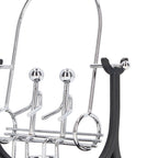 Perpetual Motion Machine Couples Swing Shape Iron Art Electroplating Perpetual Motion Model for Office Desk