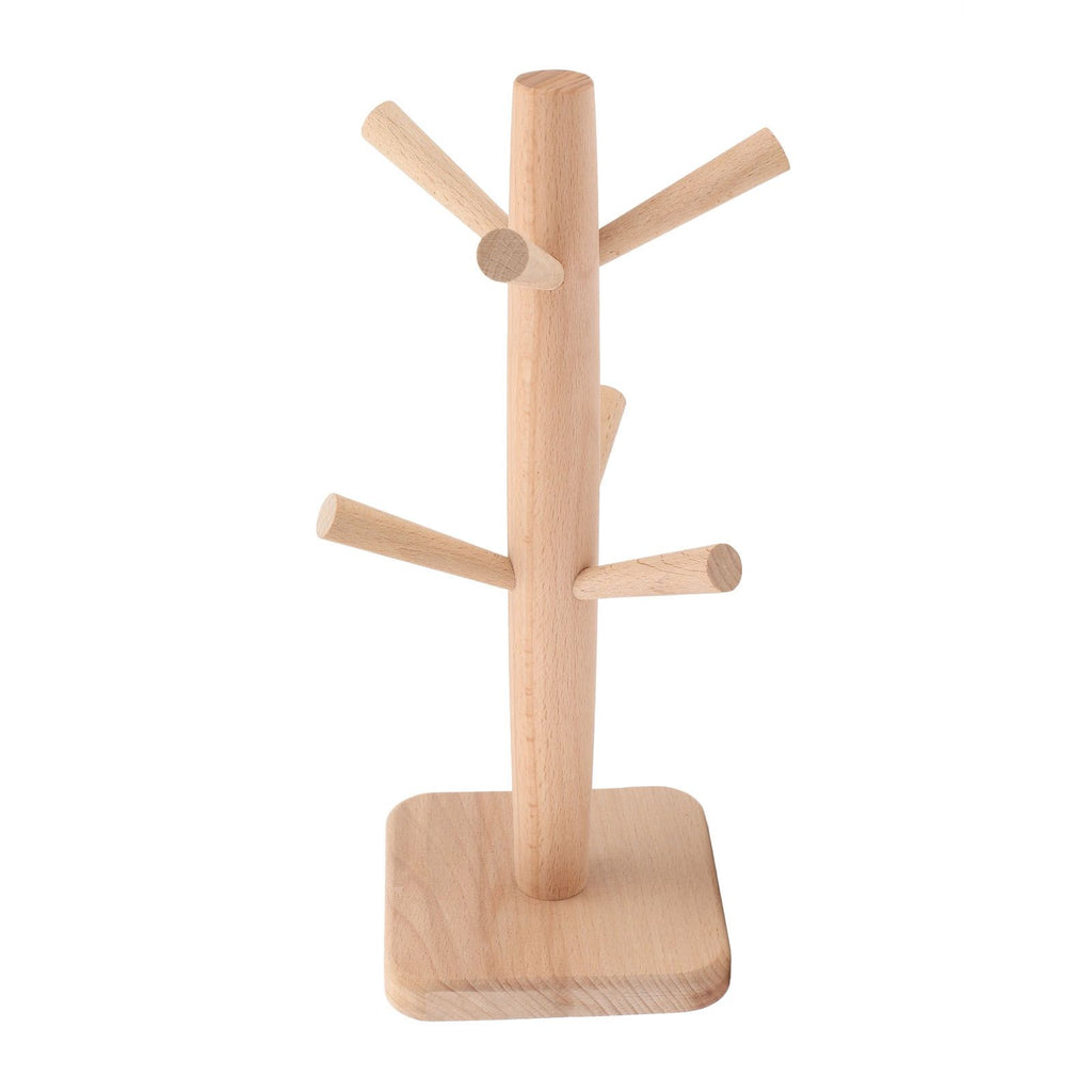 Coffee Cup Holder Beech Furrow Design in Bulk Mug Tree Cup Storage Rack for Kitchen Home