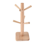 Coffee Cup Holder Beech Furrow Design in Bulk Mug Tree Cup Storage Rack for Kitchen Home