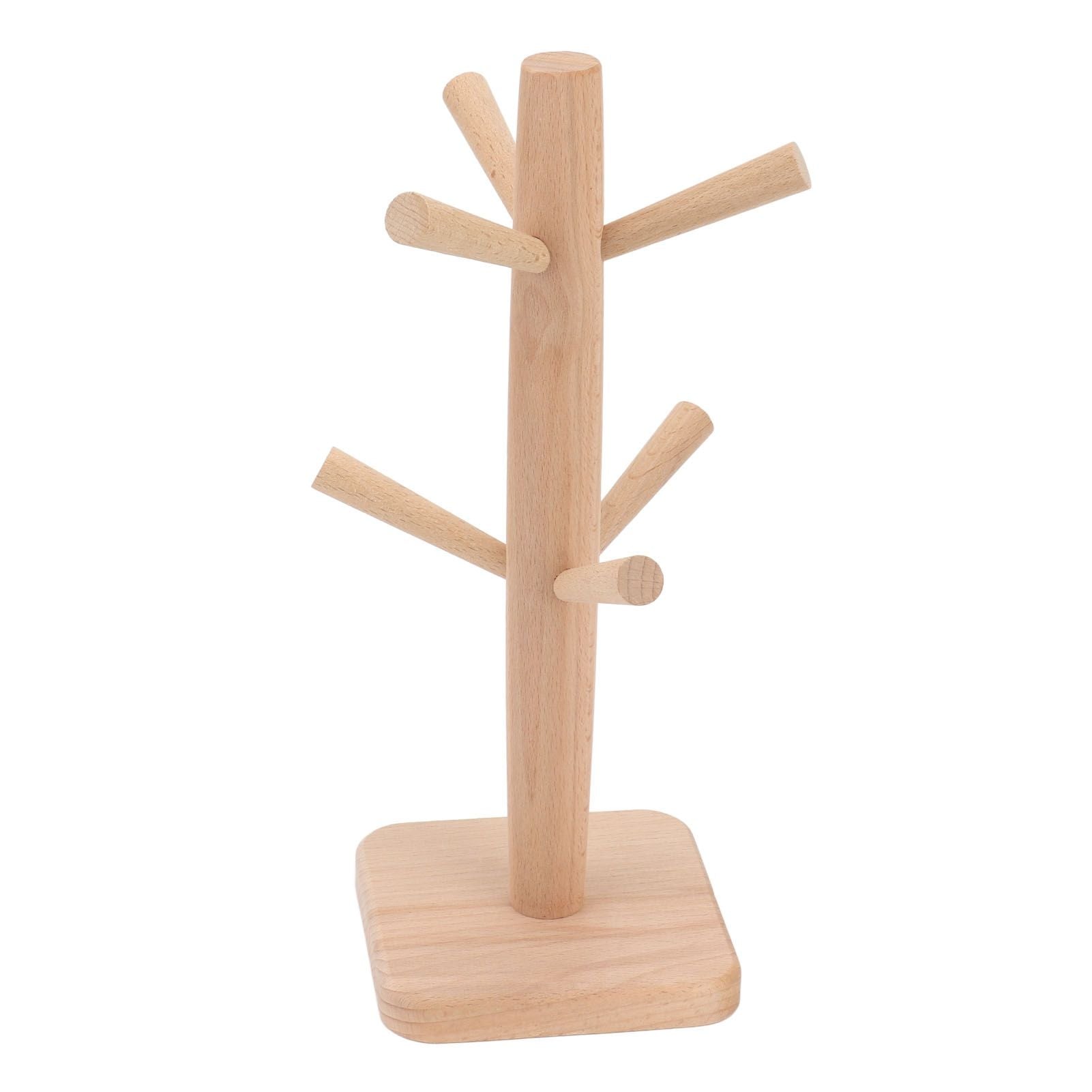 Coffee Cup Holder Beech Furrow Design in Bulk Mug Tree Cup Storage Rack for Kitchen Home