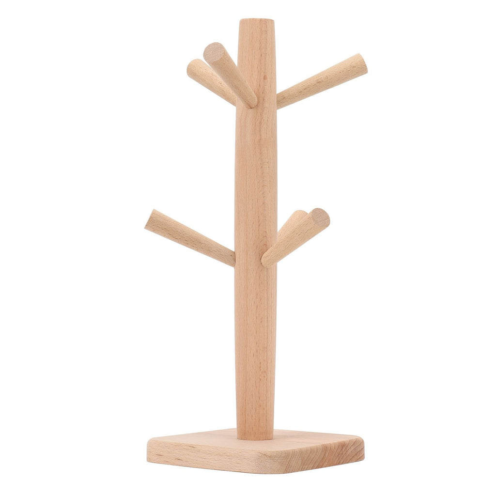 Coffee Cup Holder Beech Furrow Design in Bulk Mug Tree Cup Storage Rack for Kitchen Home