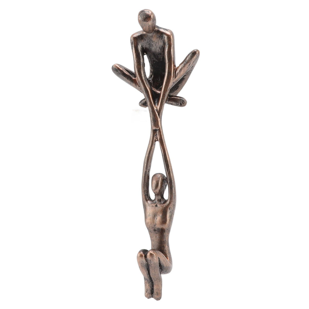 Lover Sculpture Ornament Resin Abstract Art Statue Couple Man Lifting Woman Dancing Figurine