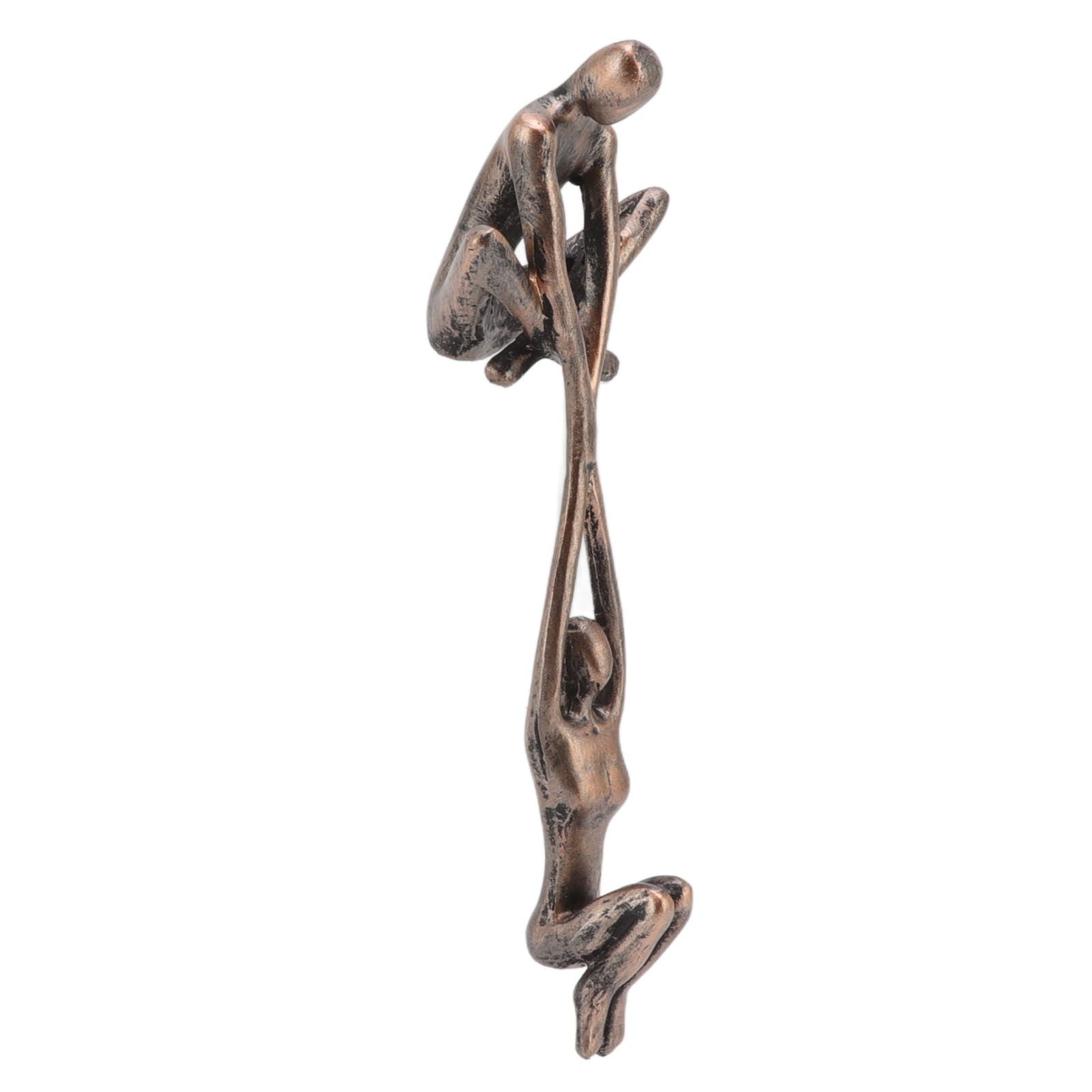 Lover Sculpture Ornament Resin Abstract Art Statue Couple Man Lifting Woman Dancing Figurine