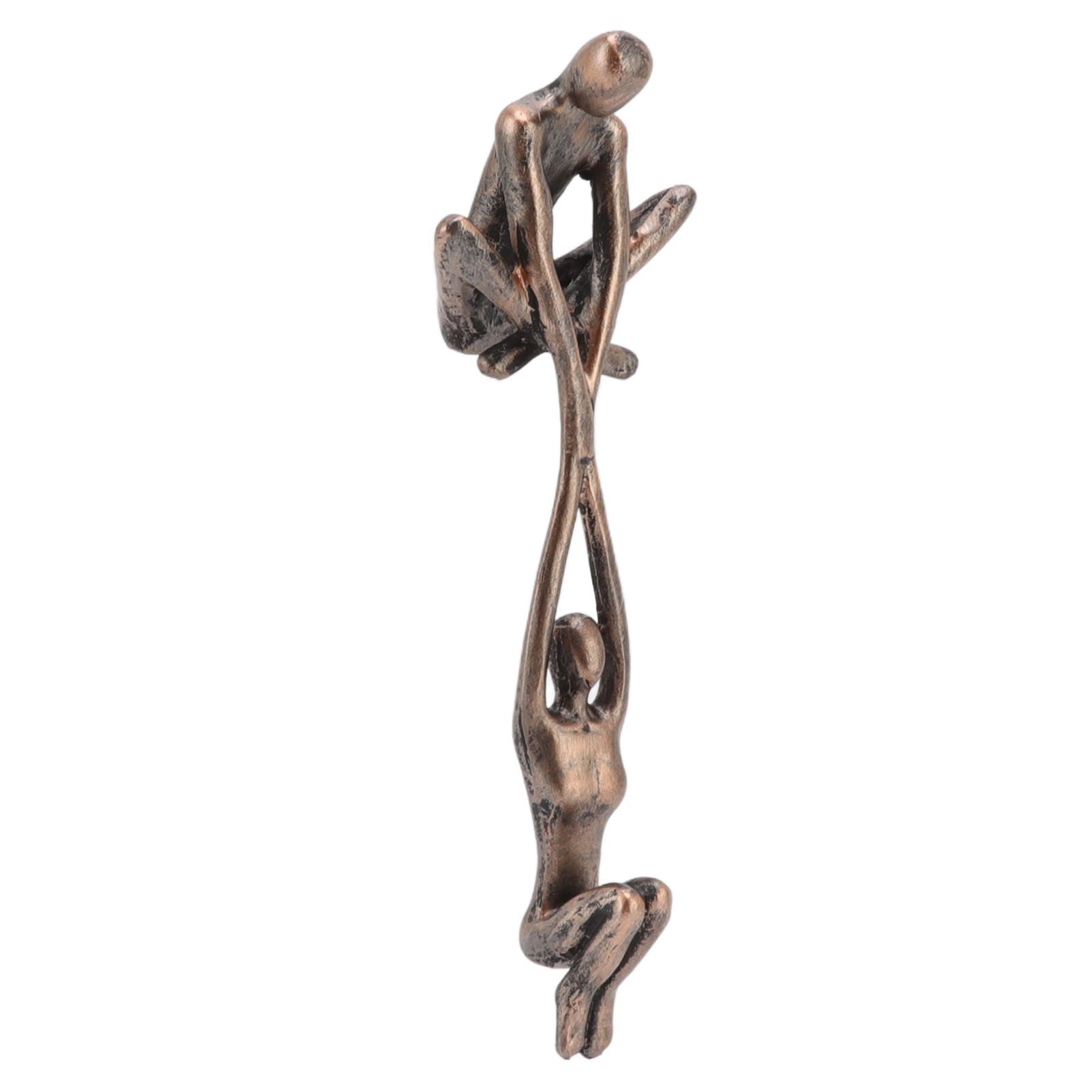 Lover Sculpture Ornament Resin Abstract Art Statue Couple Man Lifting Woman Dancing Figurine