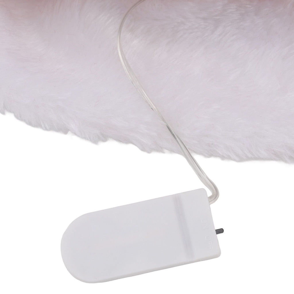 Xmas Hat Multipurpose 8 Modes Warm Light Christmas Santa Hats for Holiday Christmas Party Performance